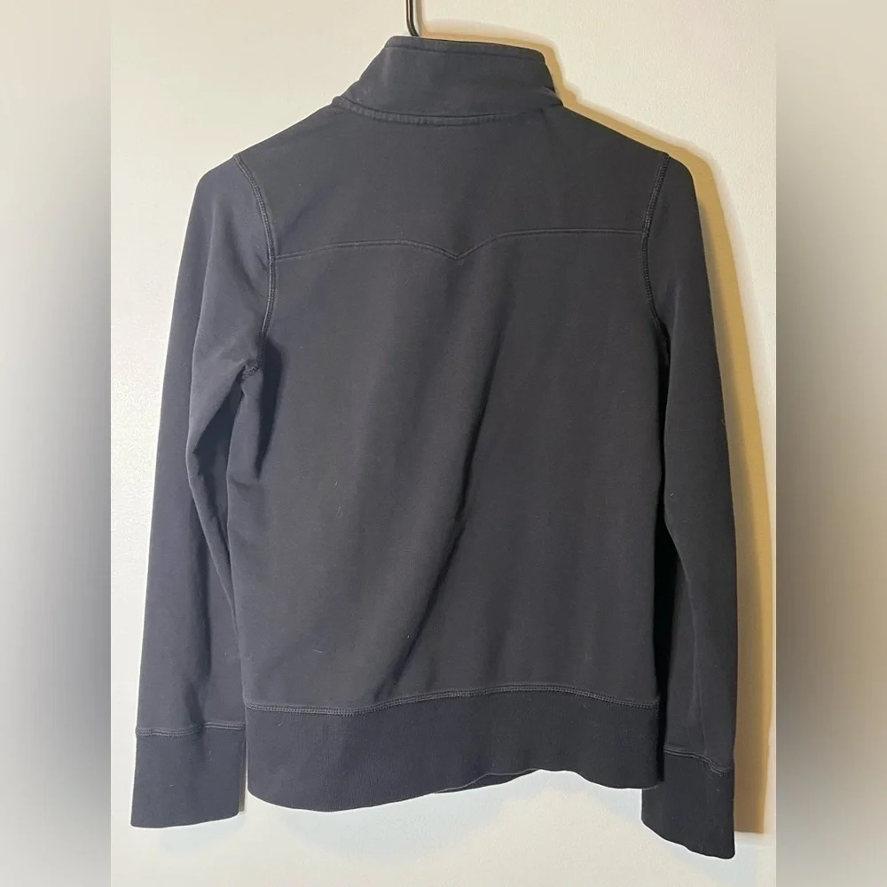 Black Athletic zip up size Small - Picture 2 of 2